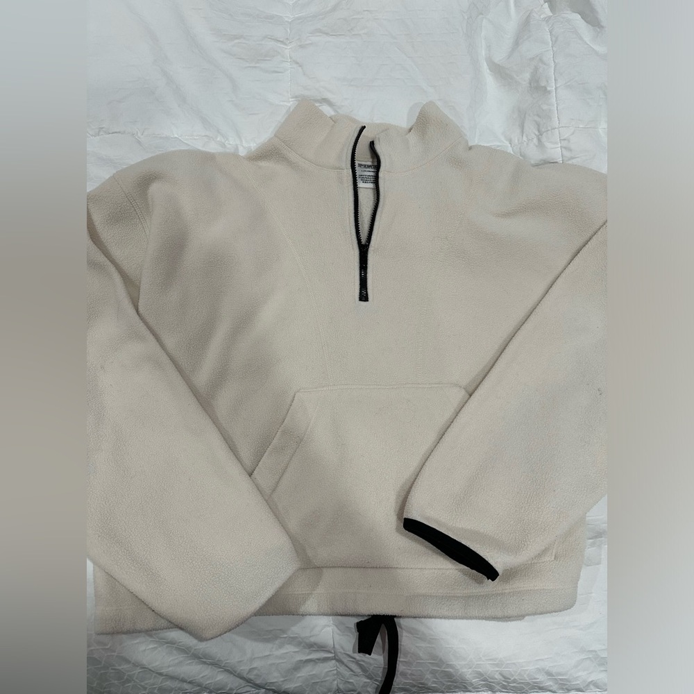 Pink quarter zip